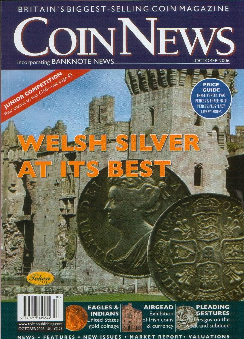 Front cover of 'Calling all parents and grandparents!', Coin News October 2006, Volume 43, Number 10 by Token Publishing